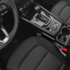 Car Seat Gap Filler Organizer Compatible with Mazda Cx5 CX-5 Accessories Seat Gap Plug Blocker with Storage Slot Non-Slip Car Cup Holder Coaster Black
