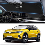 Custom Fit VW ID.4 Windshield Sunshade for 2021-2022 2023 2024 2025 VW ID.4 for Volkswagen Accessories Front Window Shield Cover for Windshield Sun Visor Protector Blocks UV Keeps Car Cool