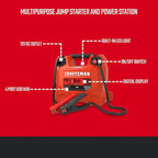 CRAFTSMAN 1000A Car Battery Jump Starter and Portable Power Station, 3-in-1 Solution, 12V DC and 2.4A USB Charging, for 12V
