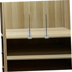 CHILDWEET 6pcs Closet Organizer Dividers Acrylic Shelf Separators for Wardrobe Closet Partition Storage Space Enhancer