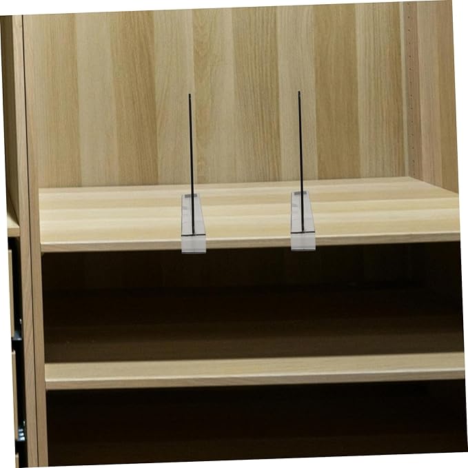 CHILDWEET 6pcs Closet Organizer Dividers Acrylic Shelf Separators for Wardrobe Closet Partition Storage Space Enhancer