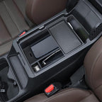 Center Console Organizer Compatible with 2026 2025 2024 2023 Honda CRV Armrest Storage Box Coin and Glass Holder ABS Plastic Insert Secondary Storage Interior Accessories