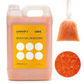 wisedry [ 8 LBS ] Reusable Silica Gel Beads Color Indicating Rechargeable Desiccant Beads Bulk with 20 Pcs Organza