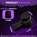 Front and Rear Parking Sensor Backup Parking Assist Pdc Parking Sensor Bumper Suitable for Tesla Model 3 Y S X OEM:1127503-12