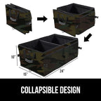 GORILLA GRIP Large Capacity Sturdy Trunk Storage Organizer, Slip and Water Resistant Collapsible Organization Container for