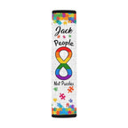 People Not Puzzles Autism Awareness Seat Belt Cover for Kid Family Special Need Autistic Medical Alert Car Cushion Cover Support Autism Gift Personalized Name 36