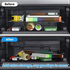 3PCS Center Console Organizer Compatible with Toyota 4Runner 2024 2023 2022 2021 2020 2019-2010 Glove Box Organizer Gear Shift Tray Armrest Storage Box 5th Gen 4 Runner Accessories