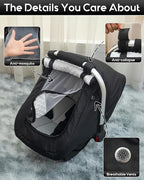 Waterproof Baby Car Seat Cover, Warm Carseat Cover for Cold Weather, Infant Car Seat Canopy with 2 Breathable Vents, 3D Mink 