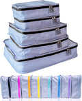 MUMI Packing Cubes - 5 Compression Packing Cubes for Travel, Luggage Organizer Bags for Suitcases, Carry-On, Duffle or Backpa