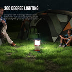 Lichamp LED Camping Lantern, 4 Pack Battery Powered Flashlight for Power Outages, Portable Collapsible Hanging Light Essentia