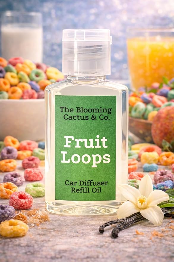 Car Diffuser Oil Refill 1 oz – Essential Oil Car Air Freshener Refill for Hanging Car Diffuser, Long Lasting Fragrance Oil, P