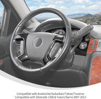 Linskip Driver's Cockpit Trim Kit Compatible with Avalanche/Suburban/Tahoe/Traverse/Silverado 1500 & Yukon/Sierra 2007-2013, Dash Trim Set, Interior Accessories Carbon Fiber