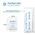 0.25 Gram 600 Pack Silica Gel Packets, Dessicant Packets, Silica Gel Packs, Moisture Absorbers for Food Storage, Food Safe