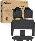 Nilight Floor Mats for Dodge Grand Caravan 7 Seats 2011-2021/2008-2016 Town & Country (Stow'n Go Only) All Weather Custom Fit Heavy Duty Floor Liners