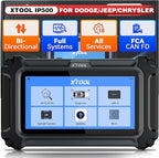 XTOOL IP500 for Jeep OBD2 Scanner, Full Systems Bi-Directional Scan Tool for Jeep/Dodge/Chrysler, with FCA AutoAuth, OBD2