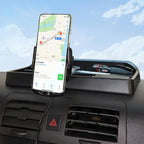 Aunginsy Center Console Dash Storage Tray with Mobile Phone Holder Compatible with Hummer H3 2005-2009, Car Dashboard Multi-Functional Phone Mount Storage Box Dash Organizer Tray Insert Accessories