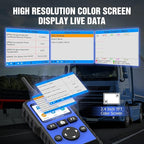 Heavy Duty Truck Scanner Full System Diesel Diagnostic Scan Tool HD OBD/EOBD/OBD2 Automotive Code Reader for Cars and Trucks