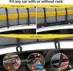 WILDROAD Car Roof Bag Rooftop Cargo Carrier, 21 Cubic Feet Waterproof Roof Luggage Cargo Carrier Bag with Anti-Slip Mat for All Cars Vehicles SUV with/Without Rack (21 Cubic Feet)
