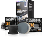 CERAKOTE® Ceramic Headlight Restoration Kit – Guaranteed To Last As Long As You Own Your Vehicle – Brings Headlights Back to Like New Condition - No Power Tools Required - 10 Wipe Kit
