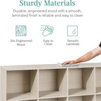 Best Choice Products 8-Cube Storage Organizer, 11in Shelf Opening, Bookcase, Display Shelf, Customizable w/ 3 Removable Back 