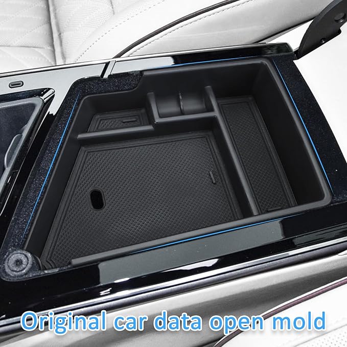 MARCHFA Center Console Organizer Tray Compatible for 2023 2024 2025 2026 Cadillac Lyriq Accessories Armrest Storage Box Middle Console Insert Holder