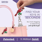 Women’s Bag Charm Key Finder, Car Keychain Hook, Cute Purse Organizer & Tote Bag Accessories, Gifts for Mom - Original