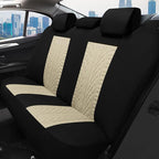 Pariitadin Car Seat Covers Full Set, Washable and Breathable Premium Cloth Automotive Vehicle Seat Cover for Car Interior, Un