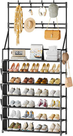 OYREL Shoe Rack 7 Tier Sturdy Shoe Racks for Closet Shoes Organizer for 28-35 Pairs Large Capacity Shoe Storage Rack with Mul