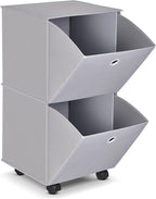 YOHOM Rolling Drawer Organizer Portable Closets Wardrobe Storage Folding Clothes Drawer Organizers for Living Room, Office, K