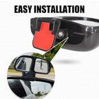 Blind Spot Mirrors for Cars, Adjustable Rear View Blind Spot Mirrors Car Auxiliary Universal Wide Angle Side Mirror Double Glass Blind Spot Snap Mirror for Truck SUV, 1 Piece (Black-Right)