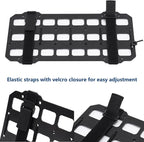 Vehicle MOLLE Panel Car Visor Organizer Storage Rack Rigid Insert Panel for Backpack Tactical Accessories Gear Holder Molle Pouches EDC Gadgets Small Tools Pens Sunglasses