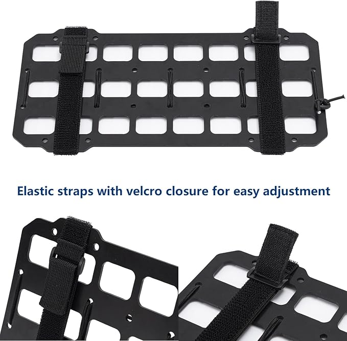 Vehicle MOLLE Panel Car Visor Organizer Storage Rack Rigid Insert Panel for Backpack Tactical Accessories Gear Holder Molle Pouches EDC Gadgets Small Tools Pens Sunglasses