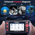 FOXWELL Car Scanner NT604 Elite OBD2 Scanner ABS SRS Transmission, Check Engine Code Reader for Cars and Trucks, Diagnostic