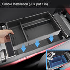 2022 2023 2024 2025 2026 NX 250/350/350h/450h+ Center Console Organizer for Lexus NX, Durable ABS Plastic&Anti-slip Rubber Console Armrest Tray Insert 2026 2025 NX250/350/350h/450h+ Accessories