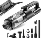 Car Vacuum Portable Cordless-19000 Pa 4 in 1 Handheld Vacuum Cordless Brushless Motor with LED Light and Multi-Nozzles, One-T