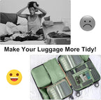 Packing Cubes for Travel-10 Set Luggage Organizer Bags for Family, Mesh Breathable Packing Cubes for Suitcases Durable Travel