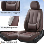Coverado Seat Covers, Car Seat Covers Front Seats, Car Seat Cover, Car Seat Protector Waterproof, Car Seat Cushion Nappa Leat