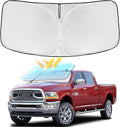 for Dodge RAM 2500 3500 2010-2025 2026 Windshield Sun Shade - 4 Layers Car Sunshades for Front Windows Shade Cover Custom Fit RAM 2500 3500 250T Retractable Shade Blocks UV Rays Car Accessories