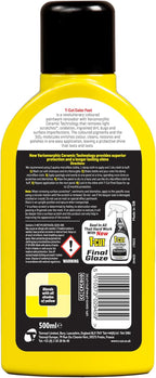 T-Cut Yellow Scratch Remover, Color Fast Paintwork Restorer Car Polish, 13 Colors Available, 17 Fl Oz