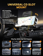 Slot Phone Mount, Military-Grade Stable Car Phone Holder [Thick Cases Friendly], 360° Adjustable Universal Phone Mount for for Cars Fit for iPhone 17 16 15 Samsung All Phones - 2026 Upgraded