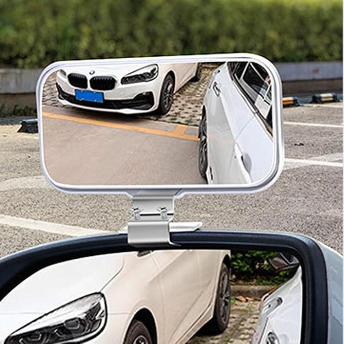 Blind Spot Car Mirror, Adjustable Blindspot Convex Wide Angle Side Rearview Mirror for SUV and Trucks, Pack of 2