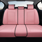 Coverado Rear Seat Covers, Leather Seat Cover for Car, Universal Waterproof Automotive Seat Cushion Protector for Most Cars T