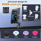 Vent or Dashboard Car Phone Mount for Popsocket, Dashboard Adapter Adhesive and Vent Clip, Compatible with Most Popsocket, Fits All Smartphone