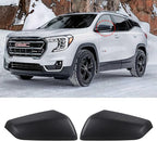 Left Driver Side & Right Passenger Side Exterior Mirror Cap Cover Rearview Mirror Cover Trim Fit for 2018-2023 Chevrolet Equinox/GMC Terrain Replaces 23406417 23406416 (Textured Black)