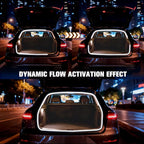 DIBMS 177" Magnetic Induction Dynamic Flowing LED Car Trunk Light Strip, Universal Flexible IP65 Waterproof Cuttable Silicone 12V Interior Ambient Lighting for Cars SUVs Vans White