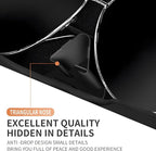 GDQ Sunglass Holder for Car Visor Clip Glasses Case Car Sunglasses Case for Car Sun Visor Glasses Storage Box Car Sunglass Holder Car Visor Accessories Universal for SUV Sedan Truck (Black)
