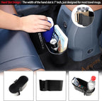 Car Rear Cup Holder Expander Organizer Tray Compatible with Ford Maverick 2022-2024 Car Seat Rear Dual Cup Holders Insert Expander Car Drink Water Bottle Holder Removable FITS Slot ABS Accessories