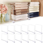 Shelf Dividers for Closet Organization, 12Pcs Closet Purse Organizer Acrylic Shelf Dividers Purse Closet Organizer Closet Div