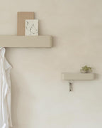 Kazai.® Coat Rack Wall Mount with Shelf 'Tone' | Modern Design Coat Hanger with Hidden Hooks and Storage | Hat Rack with Shel