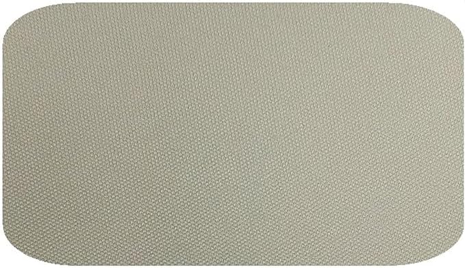 Universal Sunvisor Warning Label Covers - Peel & Stick Sun Visor Cover Up for All Cars, Trucks, SUV, Van, Sports Car (Stone)